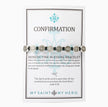 My Saint My Hero My Saint My Hero Confirmation Blessing Bracelet Black/Silver - Little Miss Muffin Children & Home