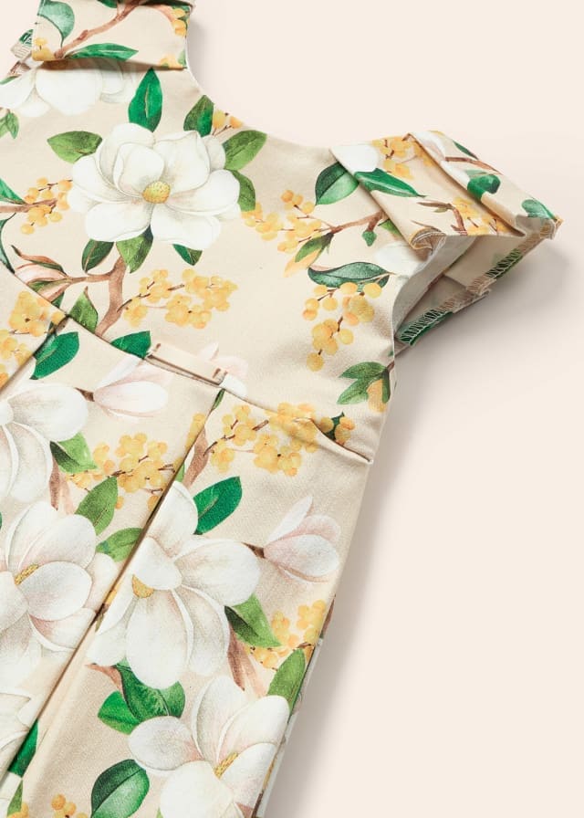 Mayoral Usa Inc Mayoral Satin Printed Dress - Little Miss Muffin Children & Home