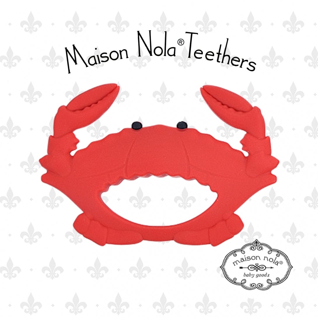 Maison NOLA Maison Nola Crab Silicone Teether - Little Miss Muffin Children & Home