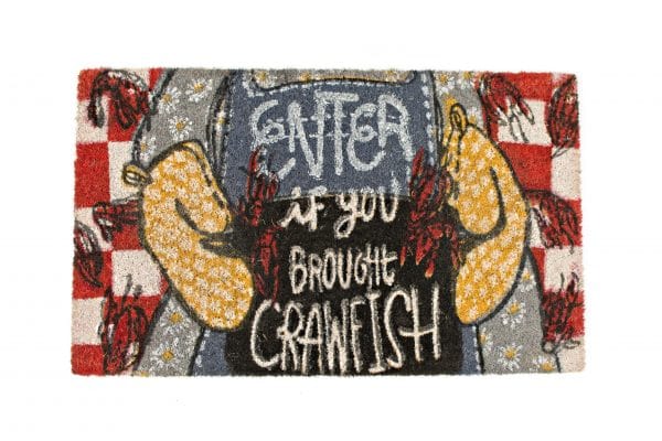Second Line Ventures The Parish Line Enter If You Brought Crawfish Door Mat - Little Miss Muffin Children & Home