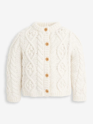 Jojo Maman Bebe Jojo Maman Bebe Cream Cozy CableCardigan - Little Miss Muffin Children & Home