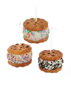 KSA - Kurt Adler Kurt Adler Foam Ice Cream Sandwich Ornament - Little Miss Muffin Children & Home