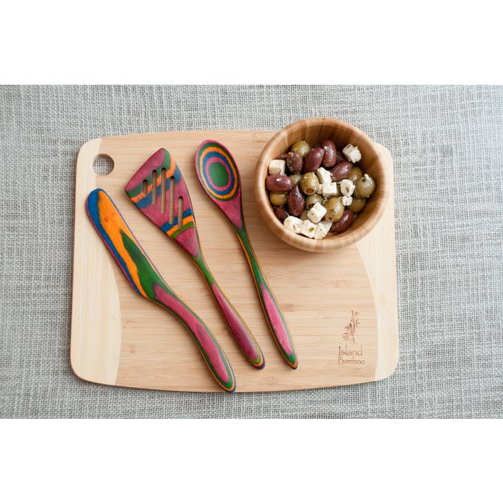 Island Bamboo Island Bamboo 8" Rainbow Pakka Mini Spoon - Little Miss Muffin Children & Home