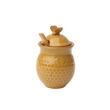 Creative Co-op Creative Co-op Honey Jar w/Wood Dipper Set/2 - Little Miss Muffin Children & Home