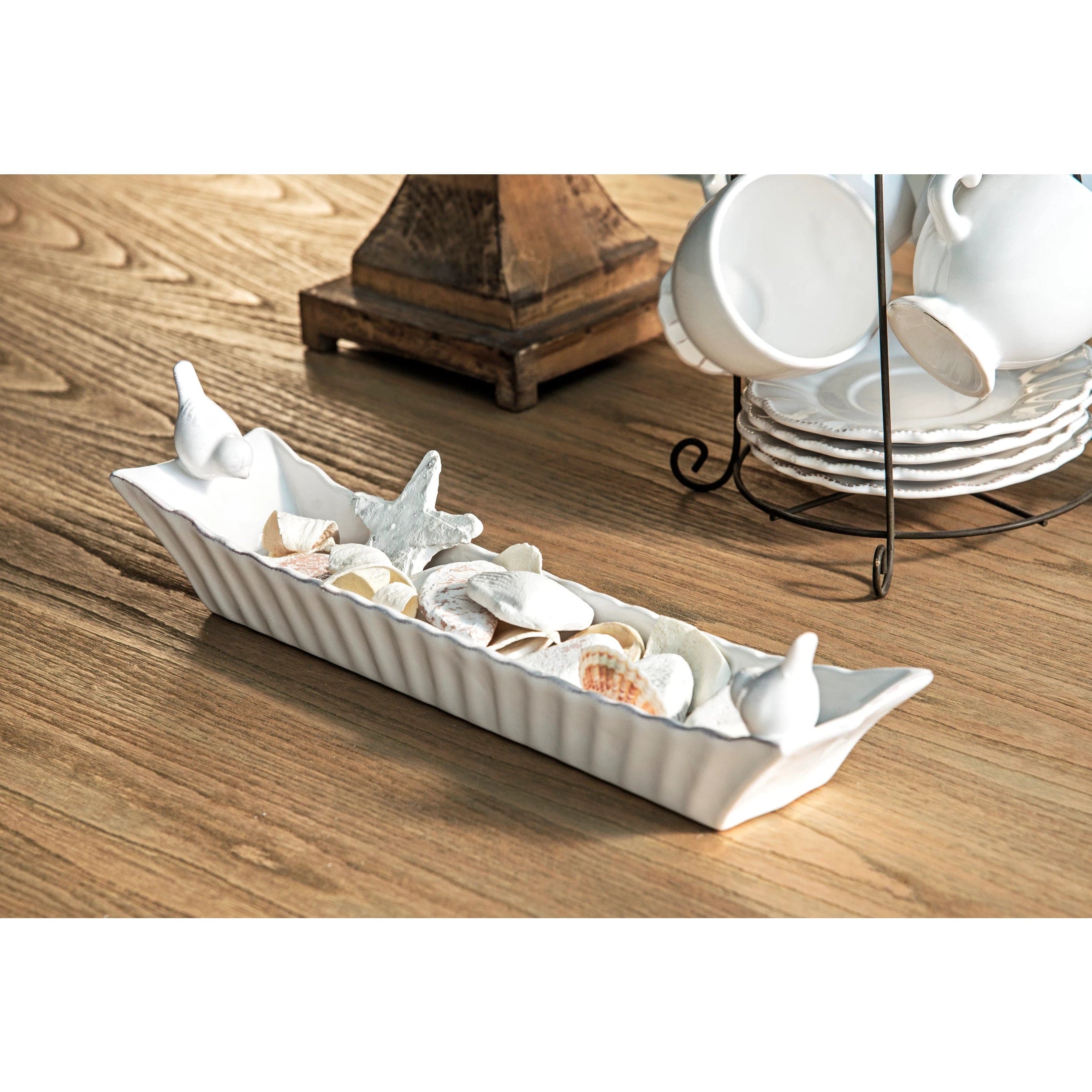 Creative Co-op Creative Co-op Ceramic Cracker Dish - Little Miss Muffin Children & Home