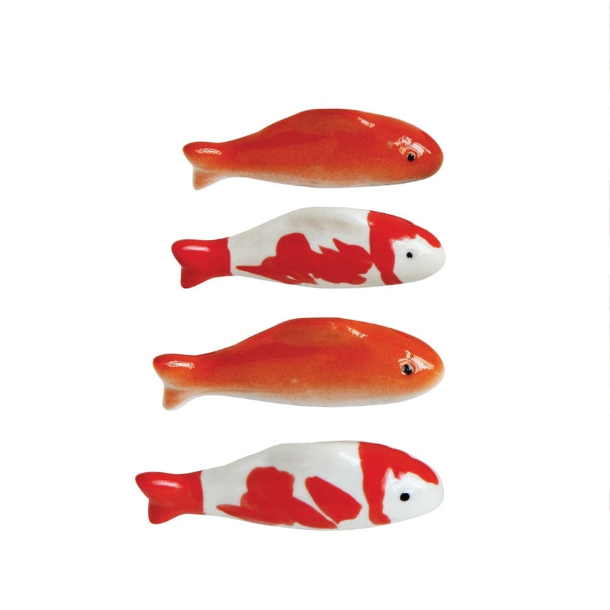 Creative Co-op Creative Co-op Stoneware Floating Fish - Little Miss Muffin Children & Home