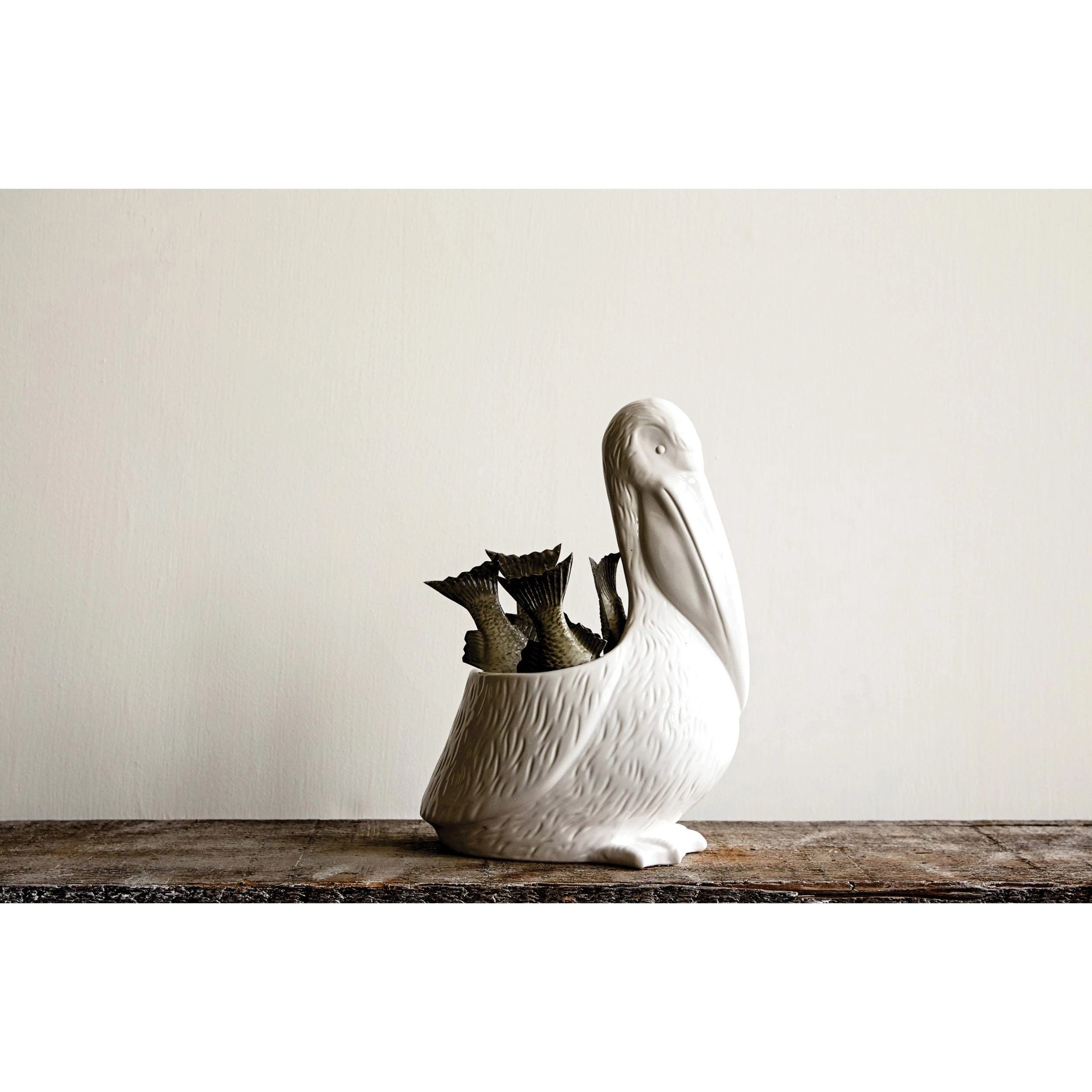 Creative Co-op Creative Co-op Ceramic Pelican Planter - Little Miss Muffin Children & Home