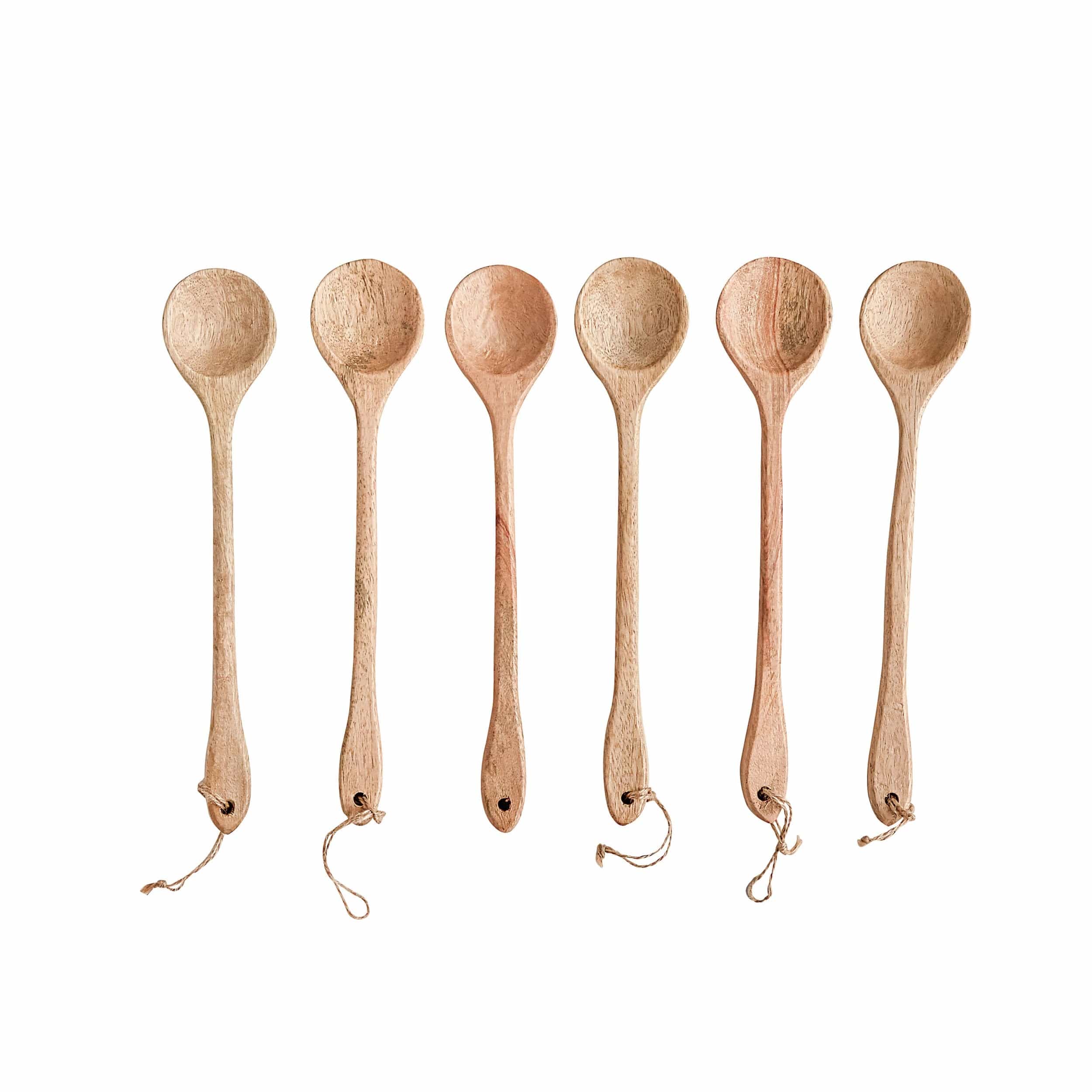 CCO - Creative Co-op Creative Co-op Hand-Carved Mango Wood Spoon - Little Miss Muffin Children & Home