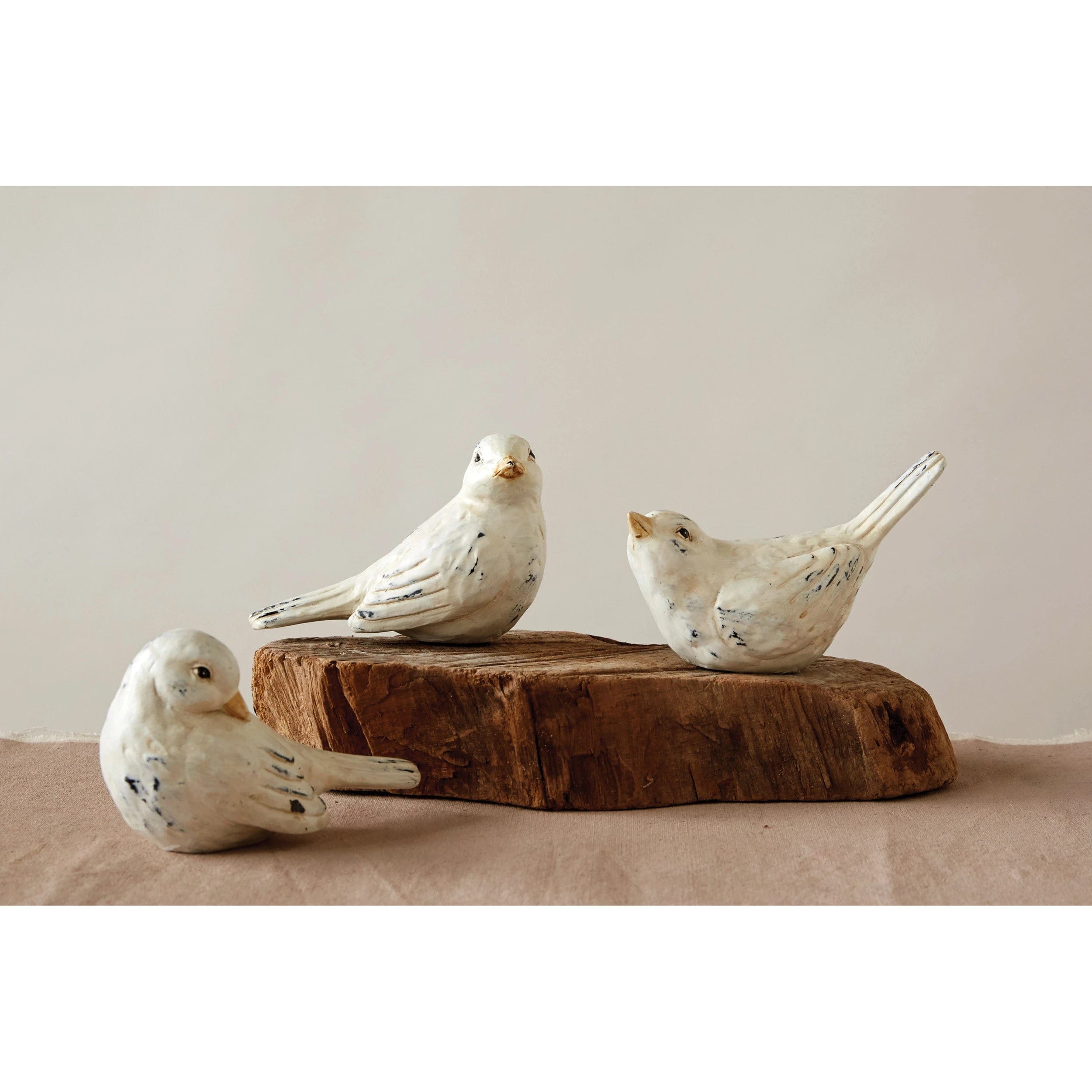 Creative Co-op Creative Co-op Distressed Resin Bird - Little Miss Muffin Children & Home