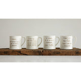 Creative Co-op Creative Co-op Stoneware Mug with Coffee Saying - Little Miss Muffin Children & Home