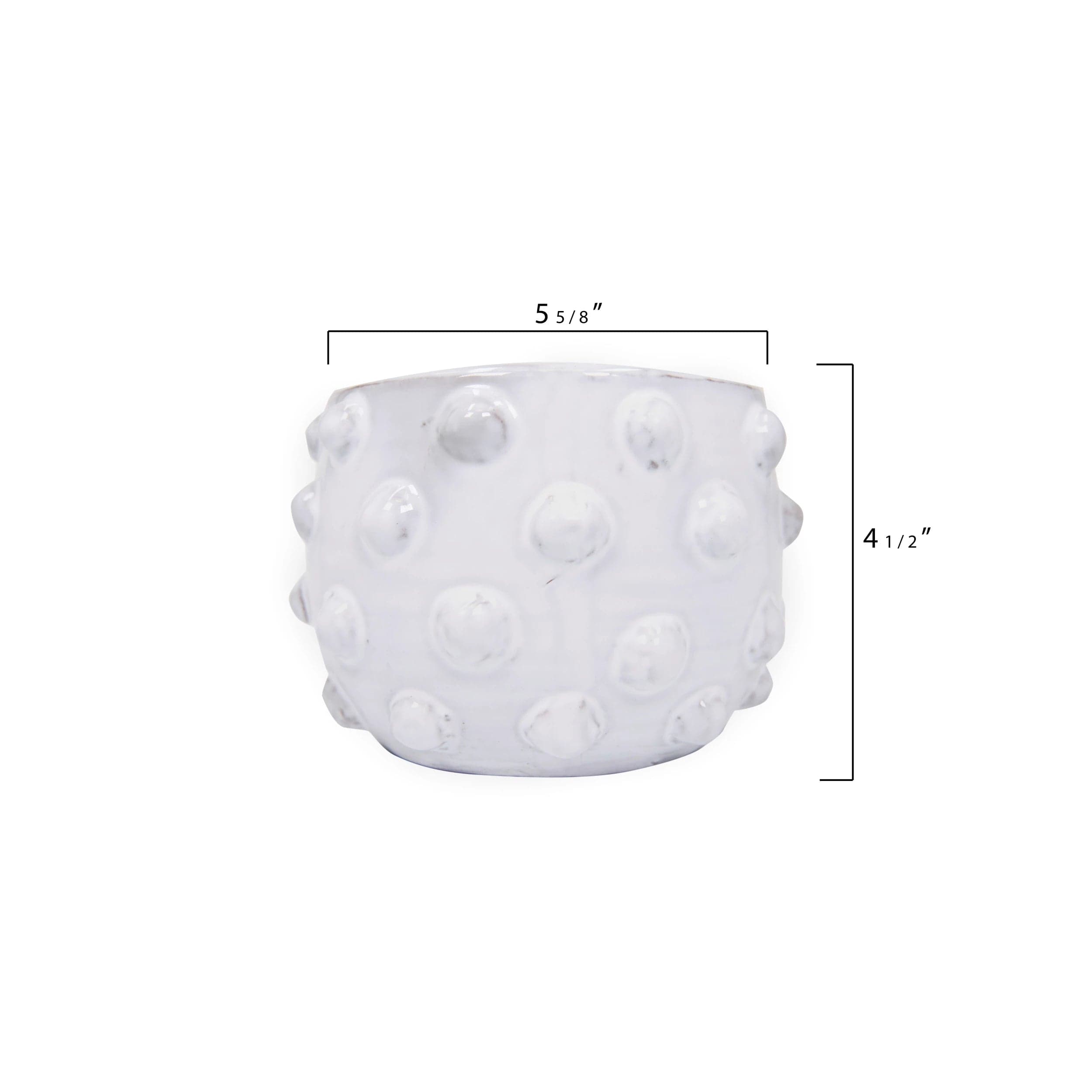 Creative Co-op Creative Co-op Terra Cotta Planter with Raised Dots - Little Miss Muffin Children & Home