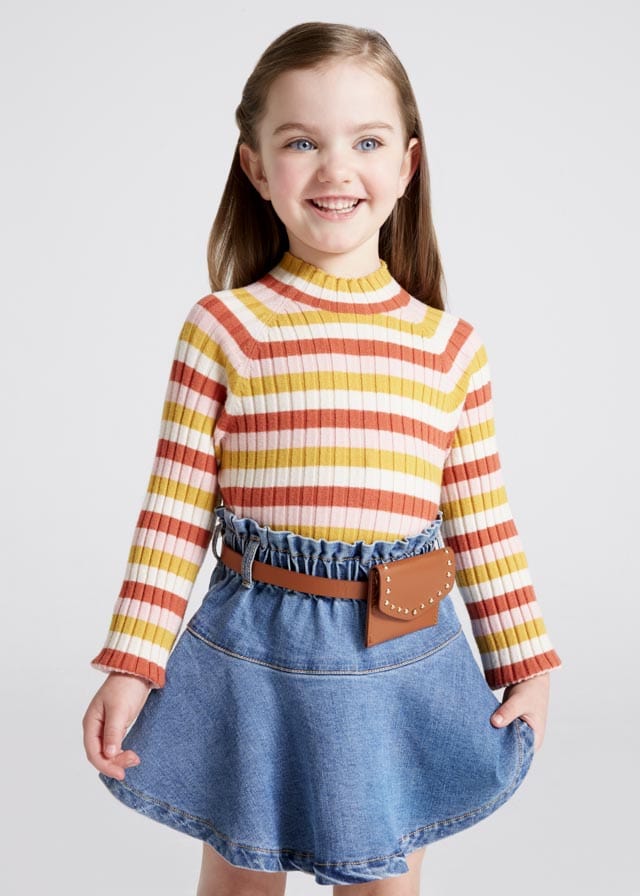 Mayoral Usa Inc Mayoral Denim Skirt & Belt Set - Little Miss Muffin Children & Home