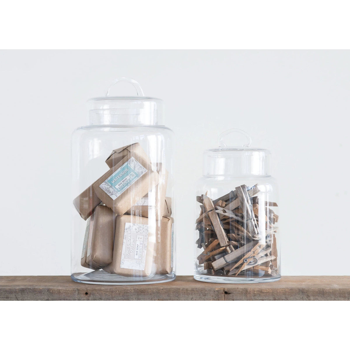 Creative Co-op Creative Co-op Glass Container With Lid - Little Miss Muffin Children & Home