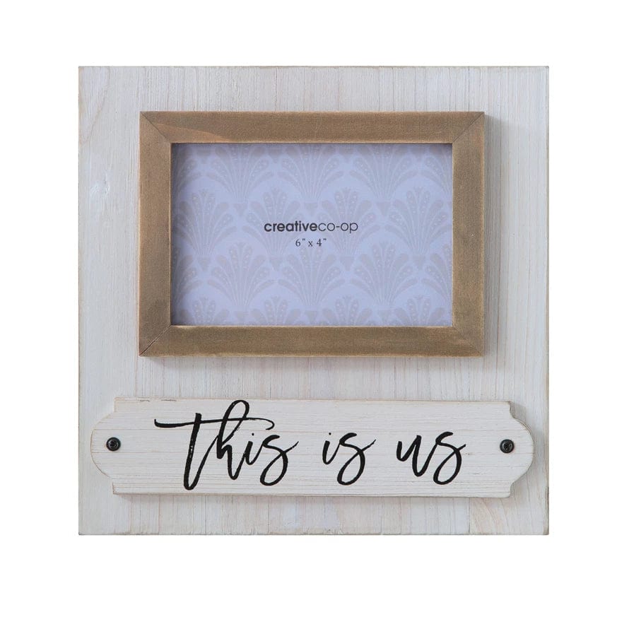 Creative Co-Op Creative Co-Op This Is Us Wood Photo Frame - Little Miss Muffin Children & Home