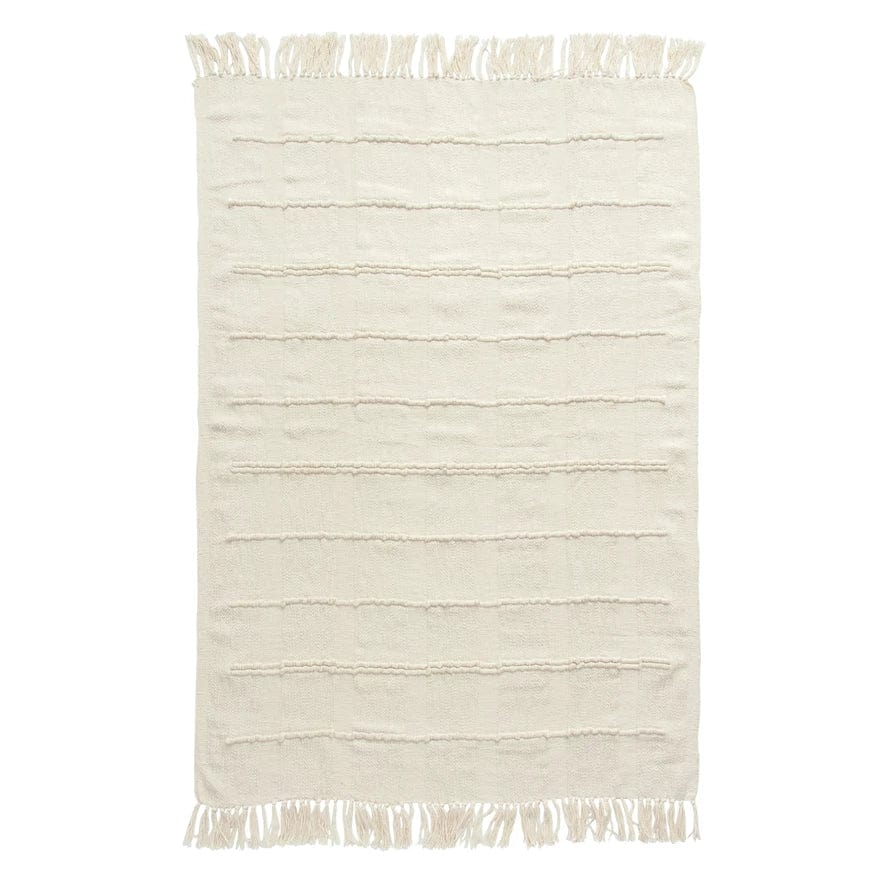 Creative Co-op Creative Co-op Cotton Textured Throw Blanket - Little Miss Muffin Children & Home