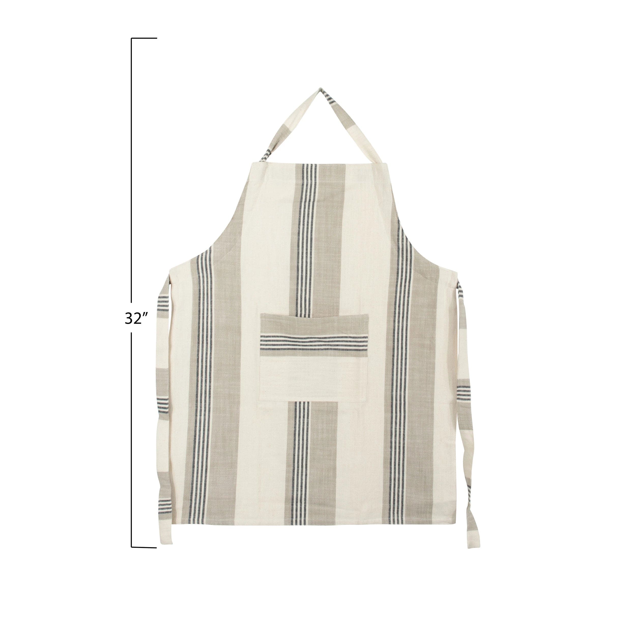 Creative Co-Op Creative Co-op Cotton Striped Apron - Little Miss Muffin Children & Home