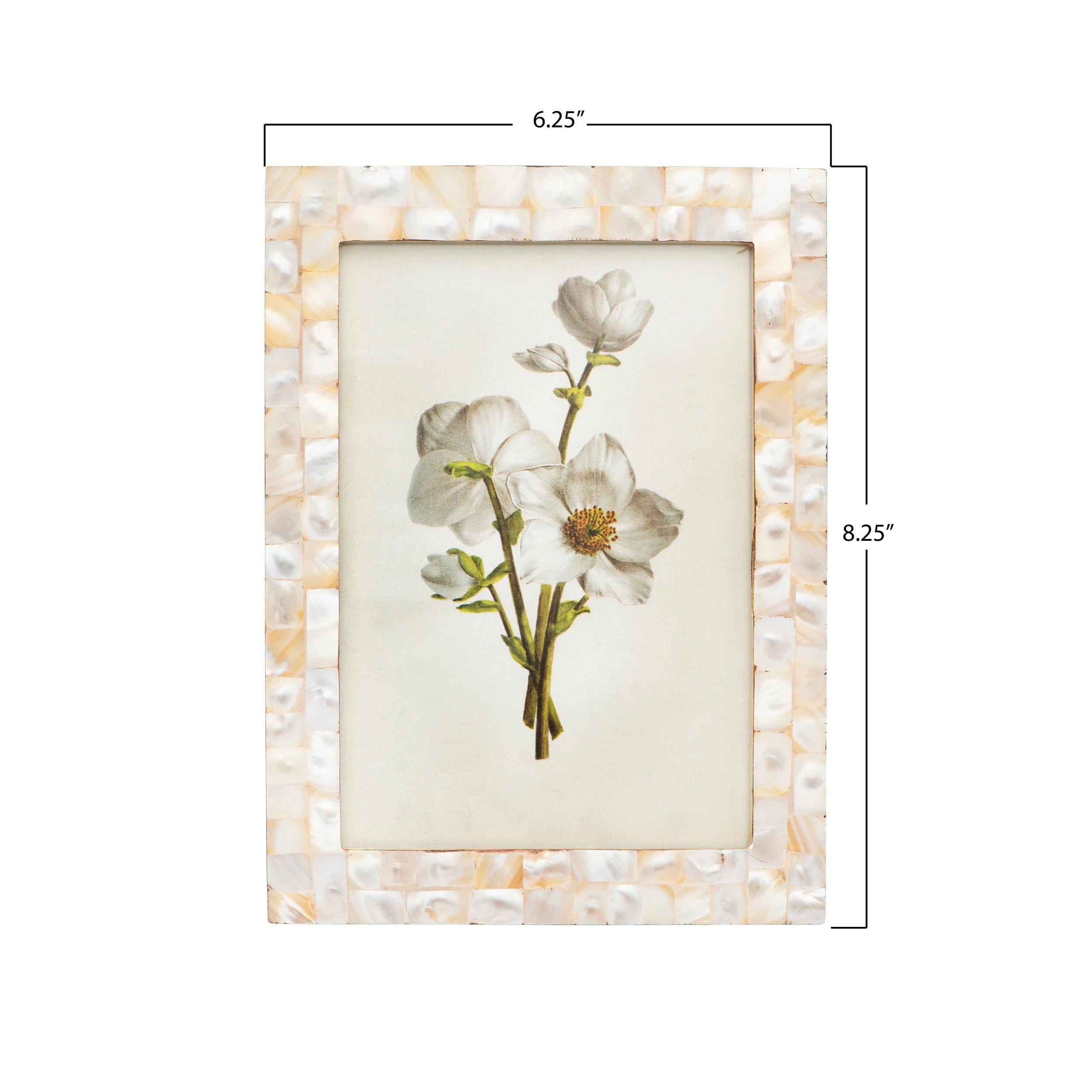 CCO - Creative Co-op Creative Co-op Mother of Pearl Photo Frame - Little Miss Muffin Children & Home