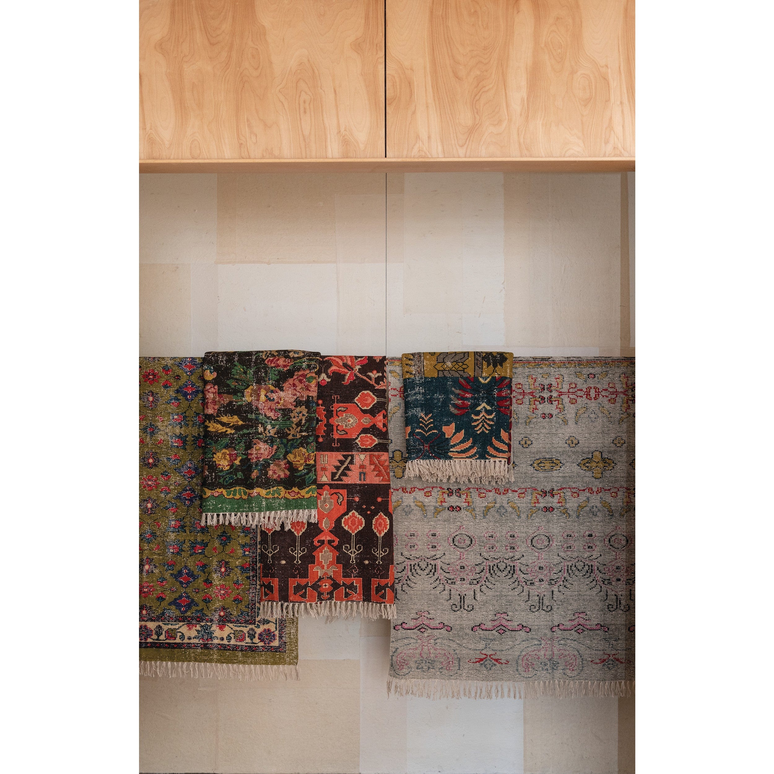 Creative Co-op Creative Co-op Woven Cotton Distressed Printed Rug - Little Miss Muffin Children & Home