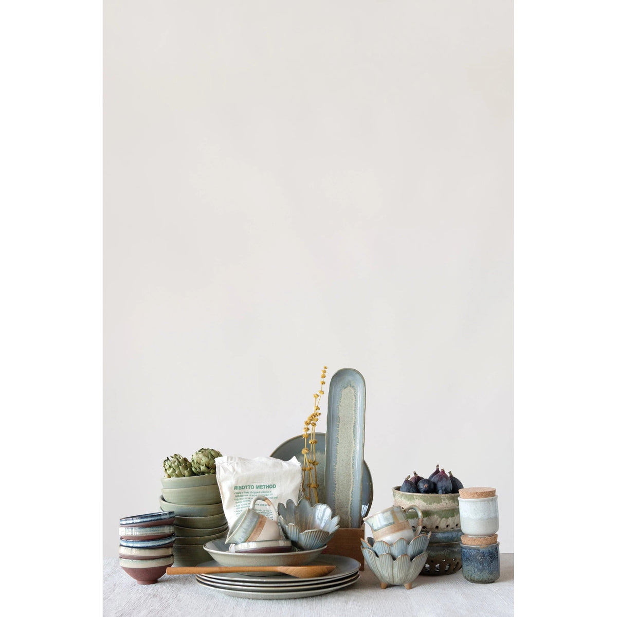 Creative Co-Op Creative Co-Op Stoneware Berry Bowl with Glaze - Little Miss Muffin Children & Home