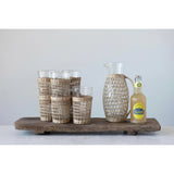 Creative Co-Op Creative Co-Op Seagrass Covered Glass Pitcher - Little Miss Muffin Children & Home