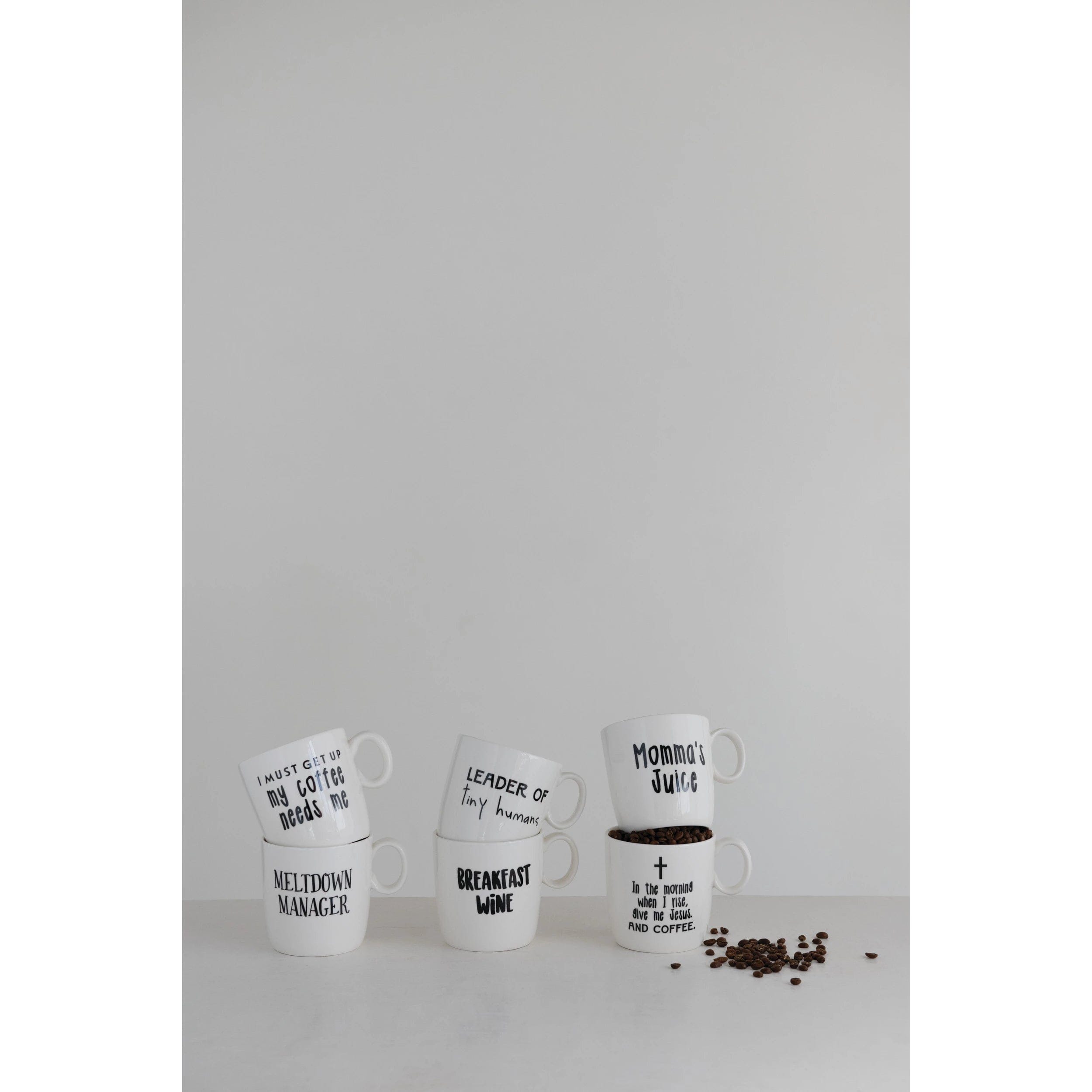 Creative Co-op Creative Co-op Stoneware Mug wSaying - Little Miss Muffin Children & Home