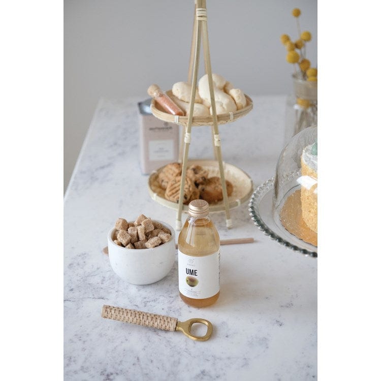 Creative Co-Op Creative Co-op Brass & Bamboo Bottle Opener - Little Miss Muffin Children & Home