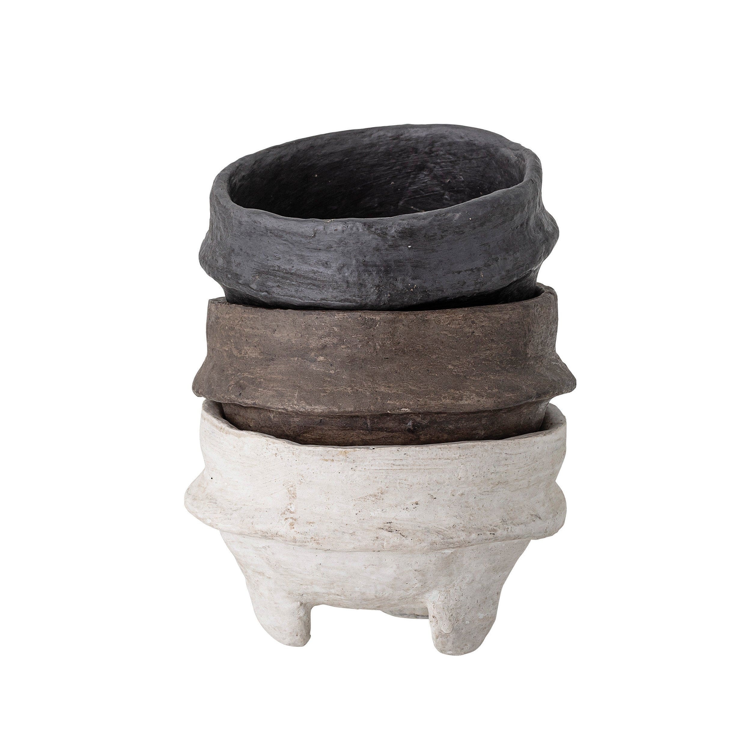 Creative Co-op Creative Co-op Decorative Paper Mache Footed Bowls - Little Miss Muffin Children & Home