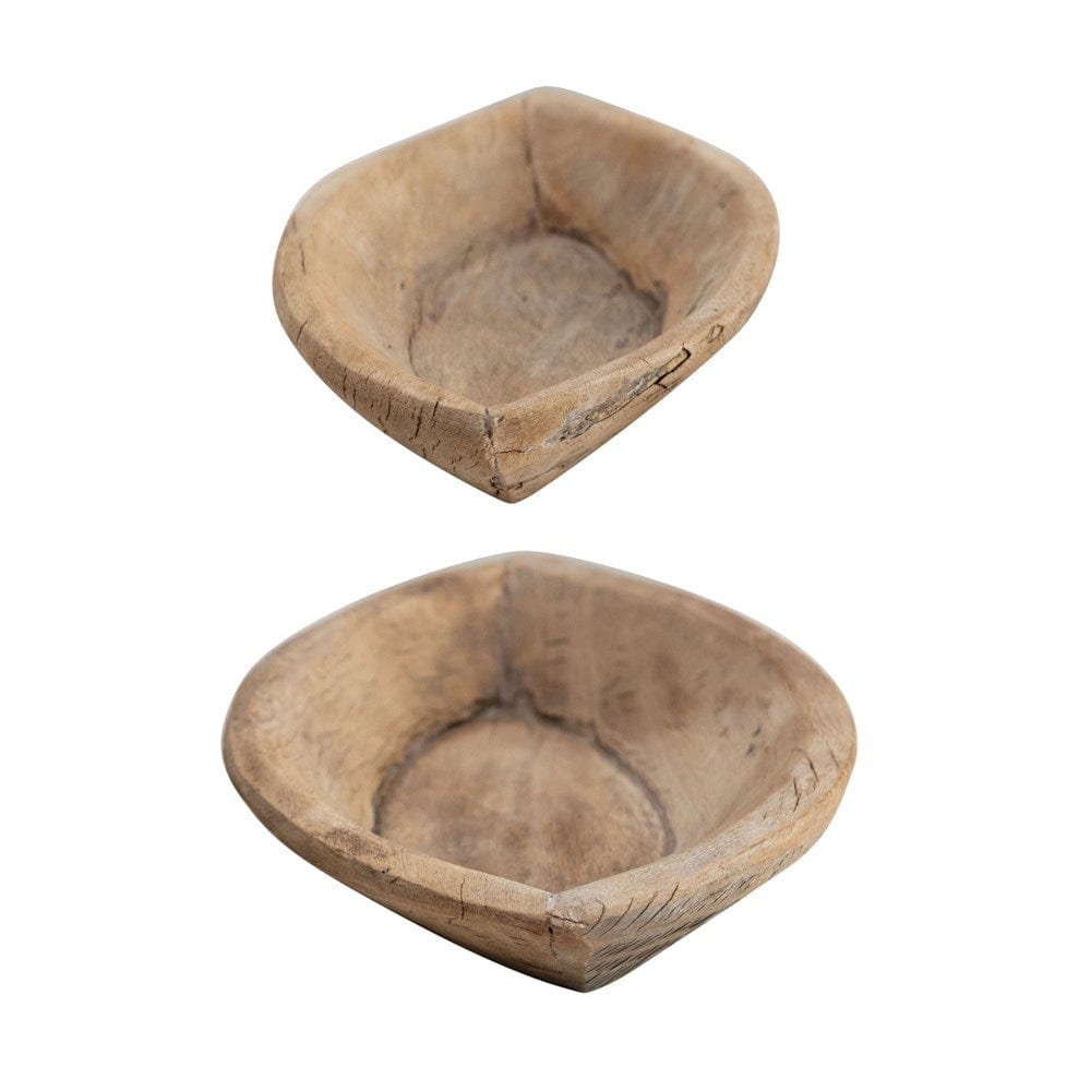 Creative Co-Op Creative Co-op Wooden Bowl - Little Miss Muffin Children & Home