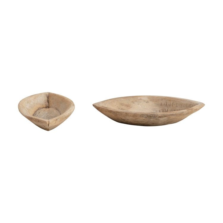 Creative Co-Op Creative Co-op Wooden Bowl - Little Miss Muffin Children & Home