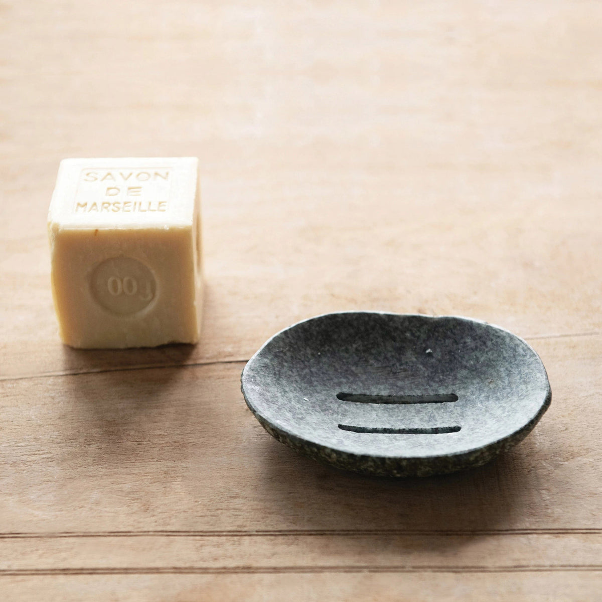 CCO - Creative Co-op Creative Co-op Natural Stone Soap Dish - Little Miss Muffin Children & Home