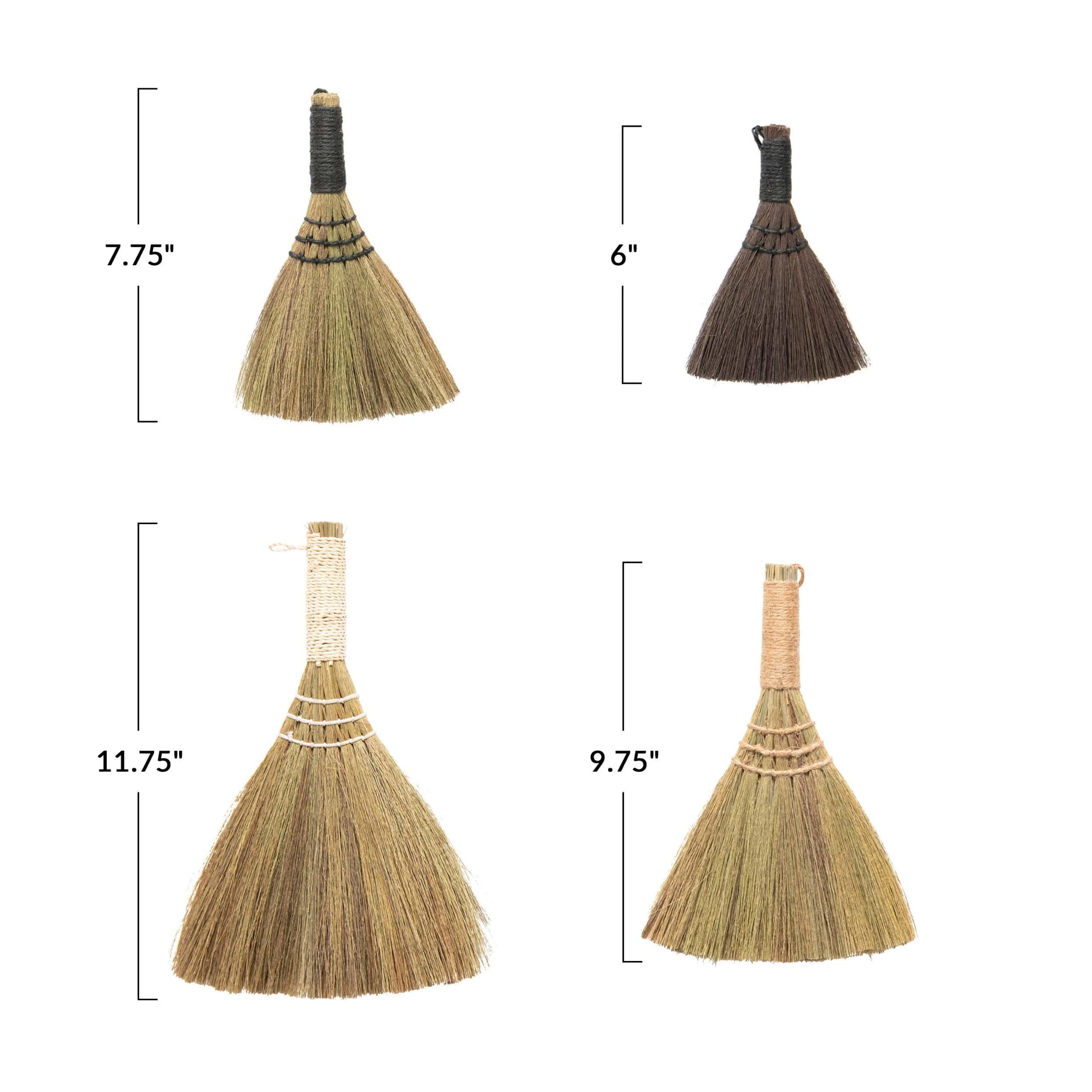 CREATIVE CO-OP Creative Co-op Seagrass Broom - Little Miss Muffin Children & Home