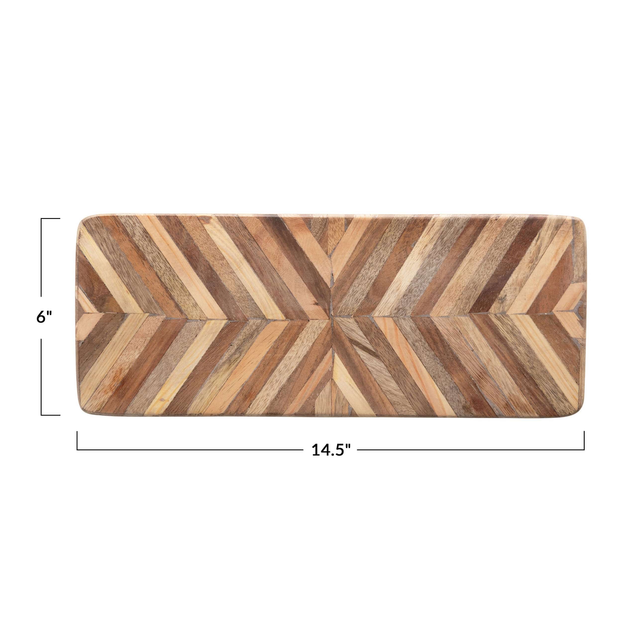 Creative Co-op Creative Co-op Mango Wood Cheese Cutting Board - Little Miss Muffin Children & Home