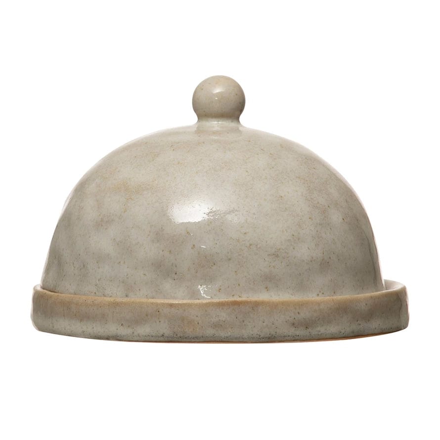 Creative Co-op Creative Co-op Stoneware Domed Dish - Little Miss Muffin Children & Home