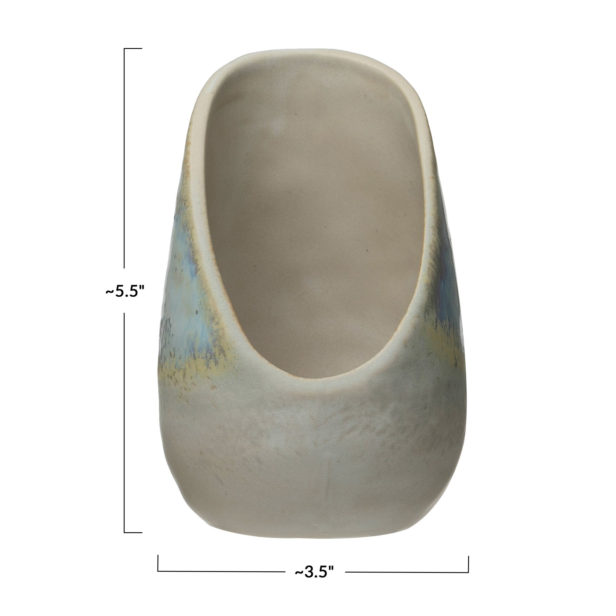 Creative Co-op Creative Co-op Stoneware Spoon Rest with Glaze - Little Miss Muffin Children & Home