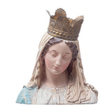Creative Co-op Creative Co-op Magnesia Reproduction Virgin Mary Bust w/ Crown - Little Miss Muffin Children & Home