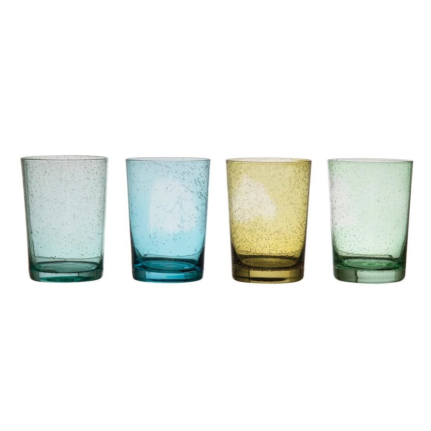 Creative Co-op Creative Co-op Bubble Glass Drinking Glasses - Little Miss Muffin Children & Home