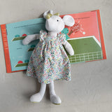 Creative Co-Op Creative Co-Op Plush Mouse in Dress - Little Miss Muffin Children & Home