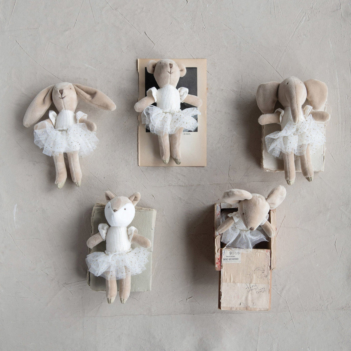Creative Co-op Creative Co-op Plush Ballerina Animals - Little Miss Muffin Children & Home