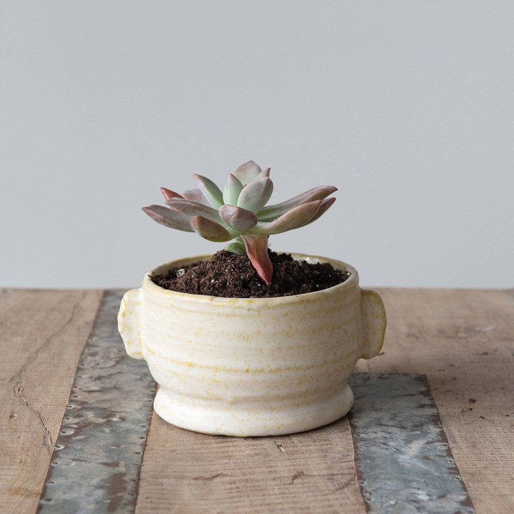 Creative Co-Op Creative Co Op Stoneware Planter - Little Miss Muffin Children & Home