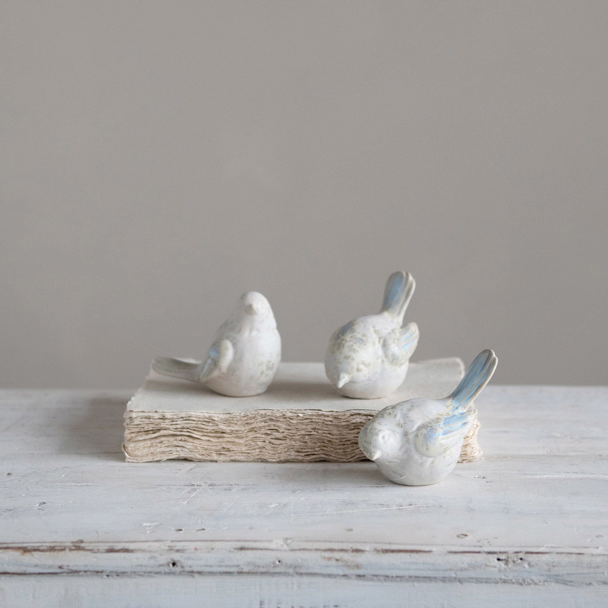 Creative Co-op Creative Co-op Galzed Stoneware Bird - Little Miss Muffin Children & Home