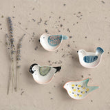 Creative Co-op Creative Co-op Hand-Painted Stoneware Bird Shaped Dish - Little Miss Muffin Children & Home
