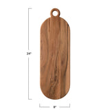 Creative Co-op Creative Co-op Acaia Wood Cutting Board - Little Miss Muffin Children & Home