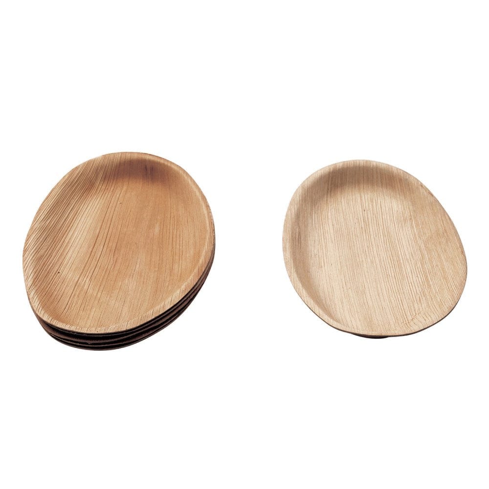 Creative Co-Op Creative Co-op Areca Palm Salad Plate Set - Little Miss Muffin Children & Home