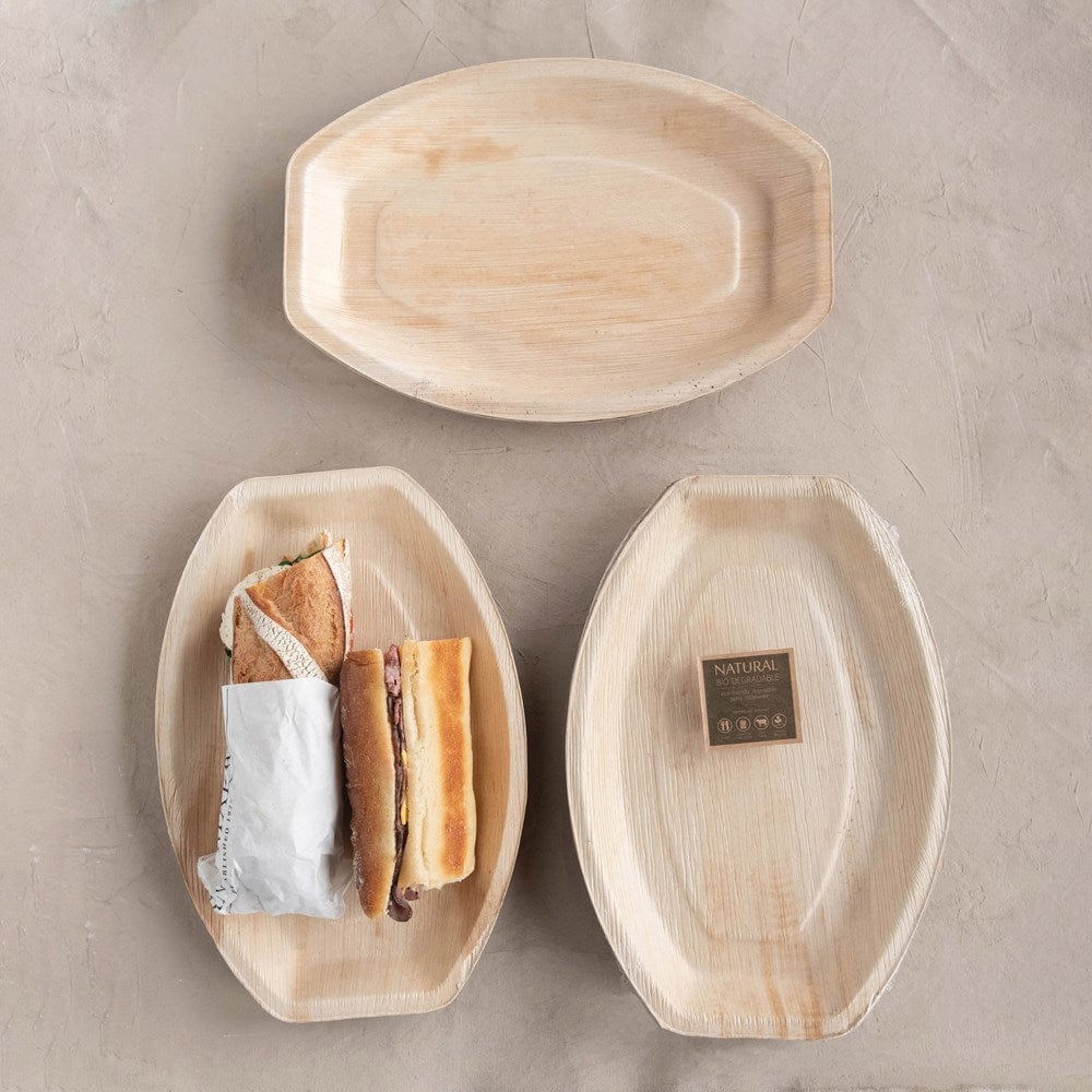 Creative Co-Op Creative Co-op Areca Palm Dinner Plate Set - Little Miss Muffin Children & Home