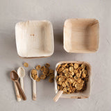 CREATIVE CO-OP Creative Co-op Dried Areca Bowls & Spoons - Little Miss Muffin Children & Home