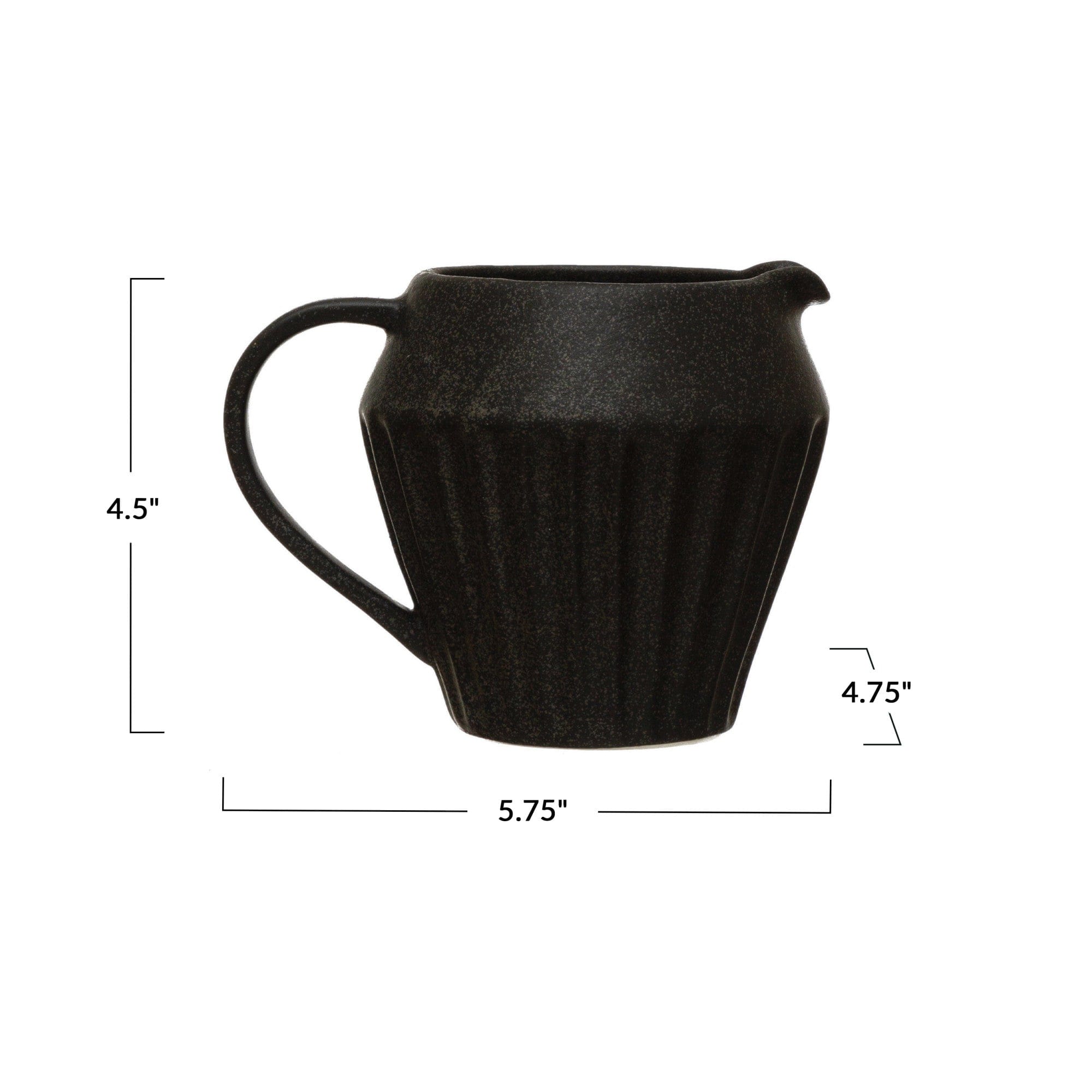 Creative Co-op Creative Co-op Stoneware Glazed Creamer Pitcher - Little Miss Muffin Children & Home