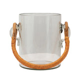 Creative Co-op Creative Co-op Quart Glass Ice Bucket with Bamboo Wrapped Handle - Little Miss Muffin Children & Home
