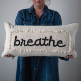 Creative Co-Op Creative Co-op Breathe Fringe Pillow - Little Miss Muffin Children & Home