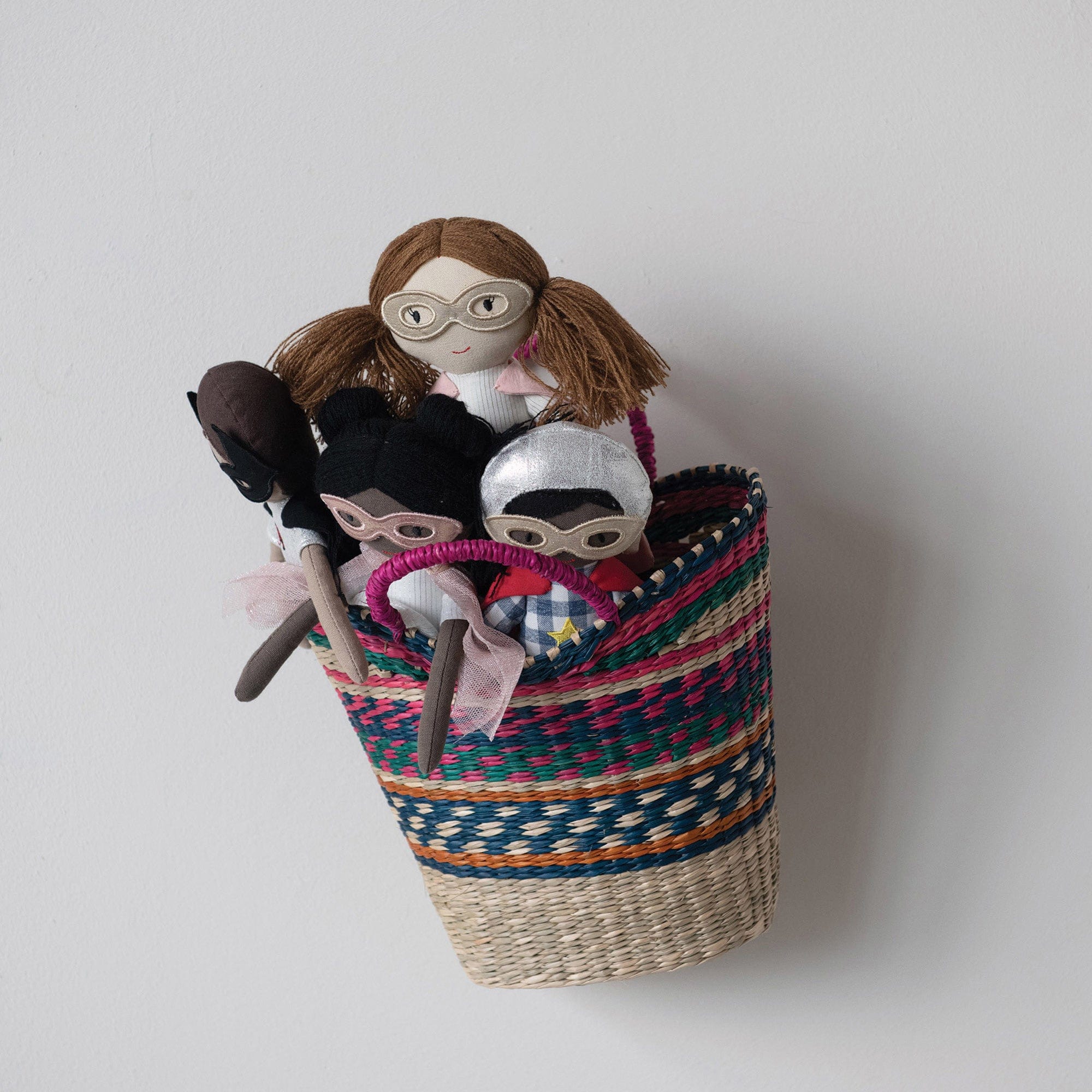Creative Co-op Creative Co-op Cotton Super Hero Dolls - Little Miss Muffin Children & Home