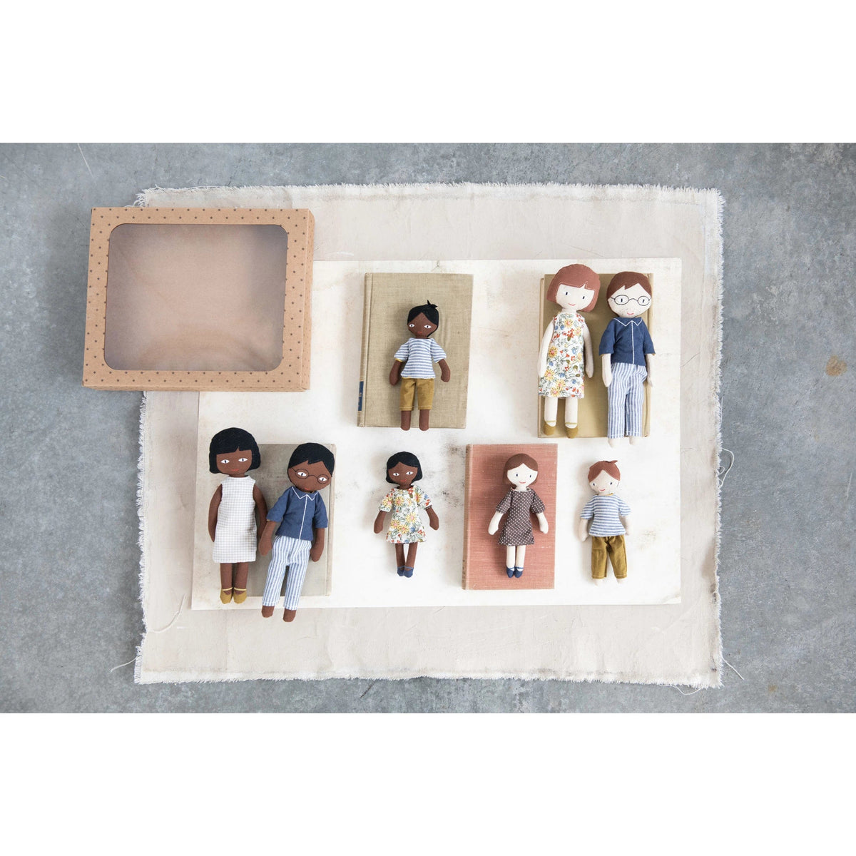 Creative Co-op Creative Co-op Plush Family Boxed Set/4 - Little Miss Muffin Children & Home